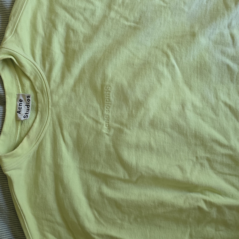 Acne Kids Light Green Short Sleeve Tee